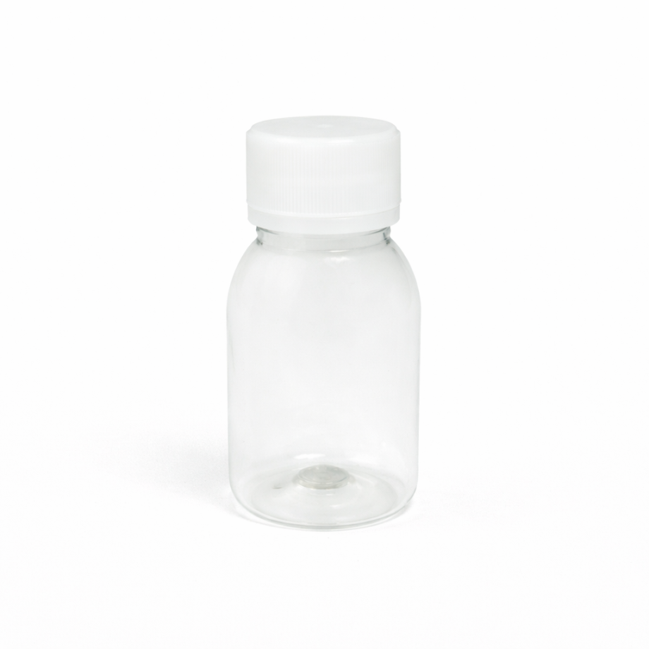 PET plastic bottle 60 ml