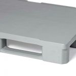 Higieninė plastikinė paletė lygiu paviršiumi 1200x800, 18 kg