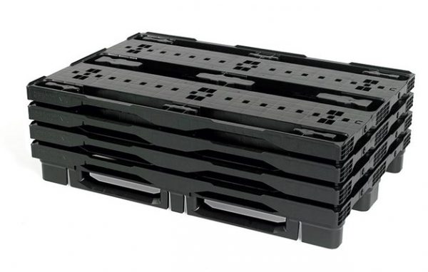 Suneriama perforuota plastikinė paletė 1200x800, 13.3 kg