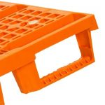 Nestable perforated plastic pallet 800x600