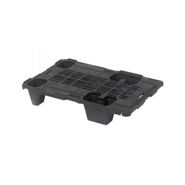 Suneriama perforuota plastikinė paletė 600x400, 1.75 kg
