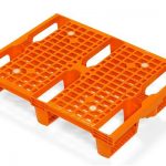 Nestable perforated plastic pallet 800x600