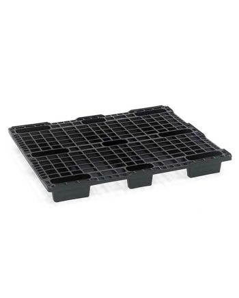 Nestable perforated plastic pallet 1200x1000