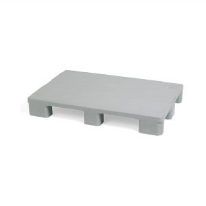 Hygienic solid plastic pallet 1200x800