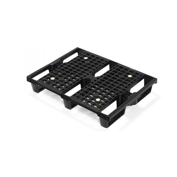 Nestable perforated plastic pallet 800x600