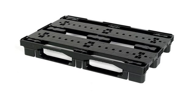 Suneriama perforuota plastikinė paletė 1200x800, 13.3 kg