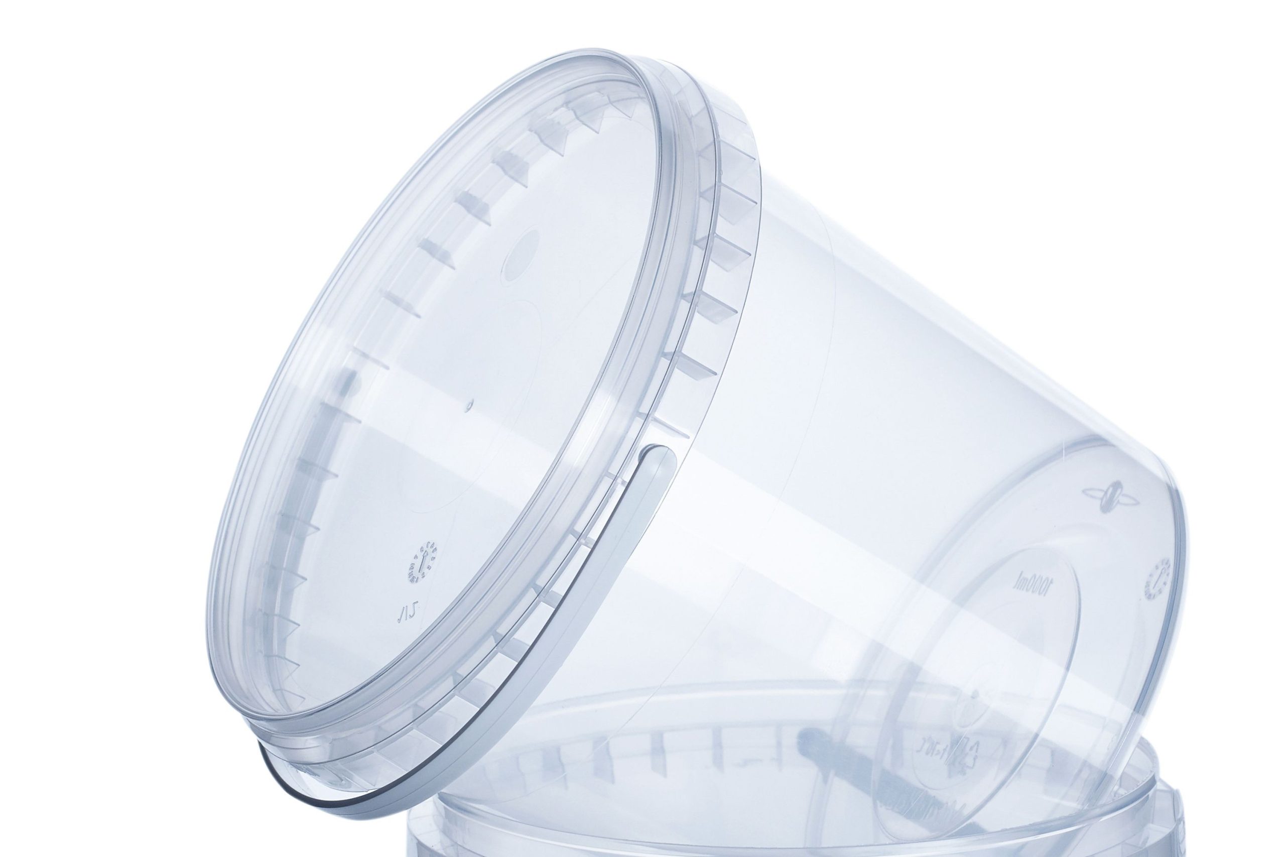 Plastic thin-wall bucket 1 l