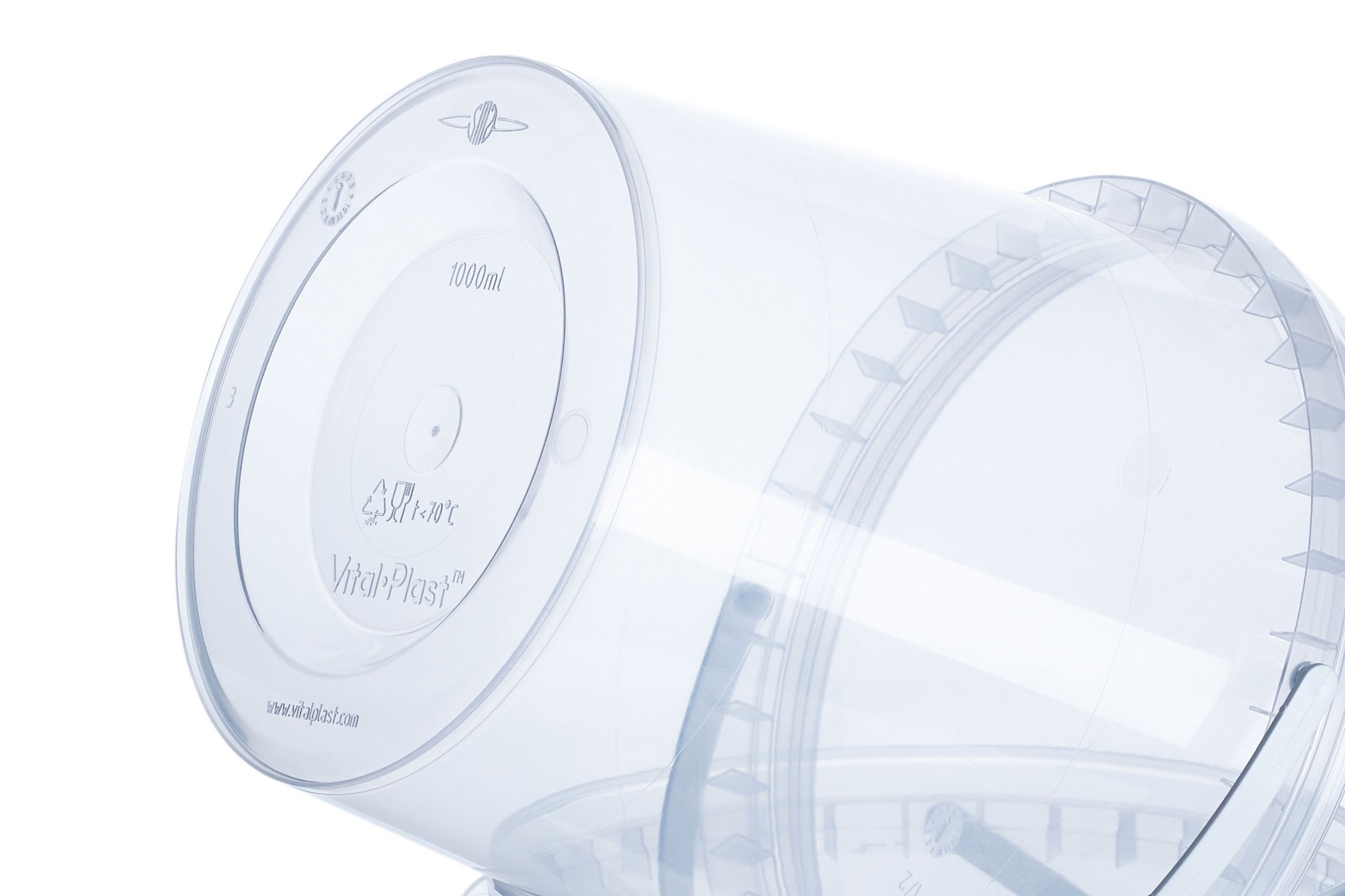Plastic thin-wall bucket 1 l