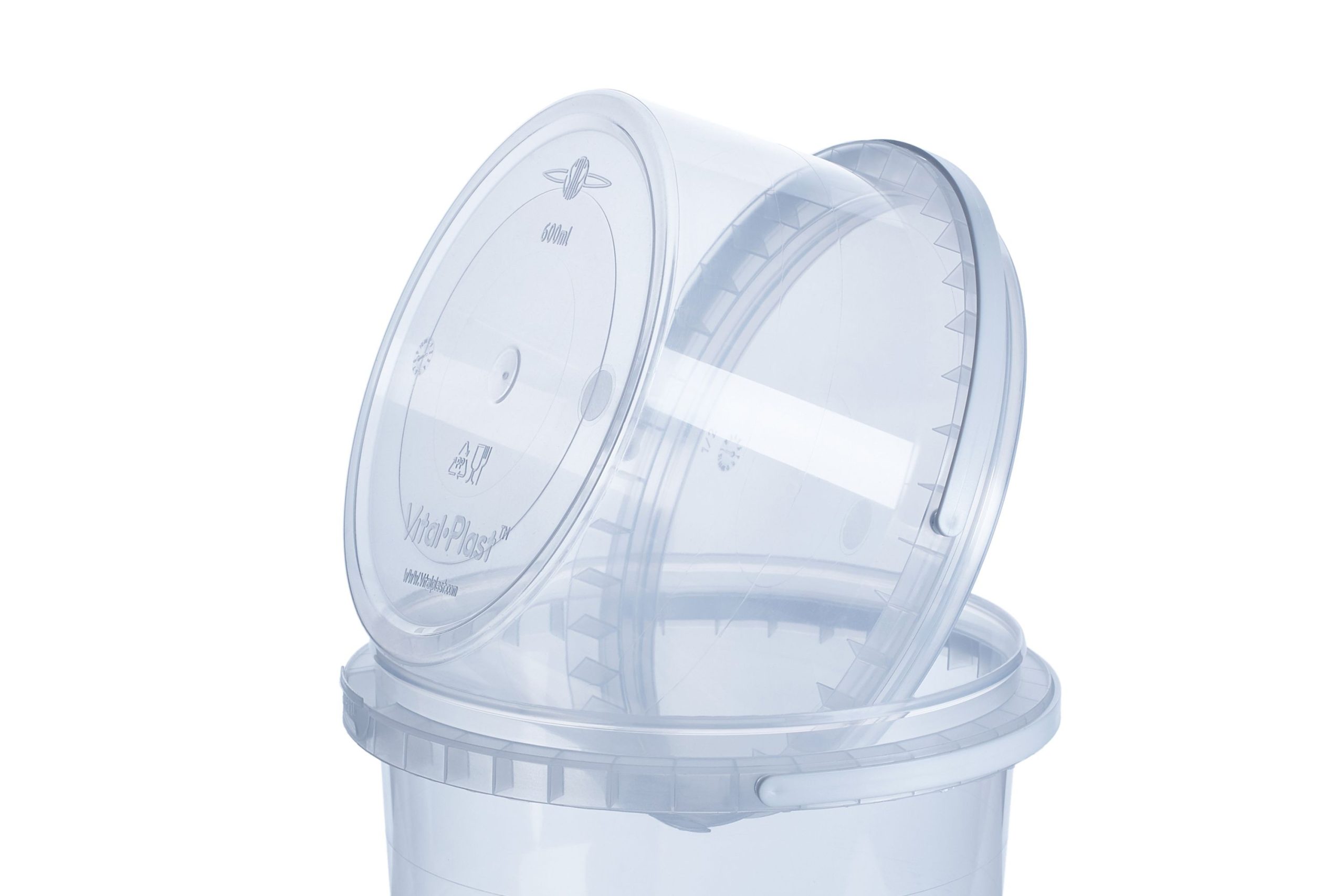 Plastic thin-wall bucket 600 ml