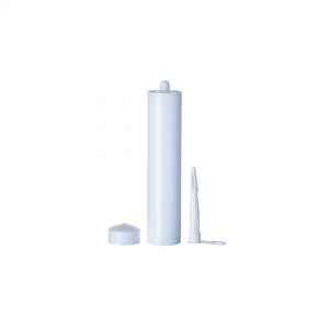 Plastic tube (cartridge) for silicones and sealing materials. 310 ml