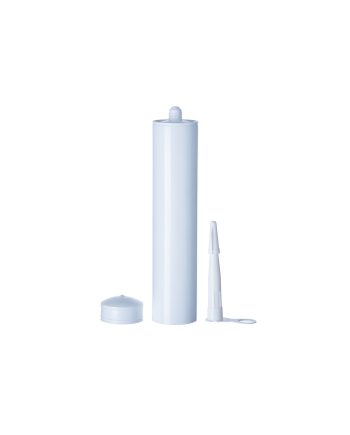 Plastic tube (cartridge) for silicones and sealing materials. 310 ml
