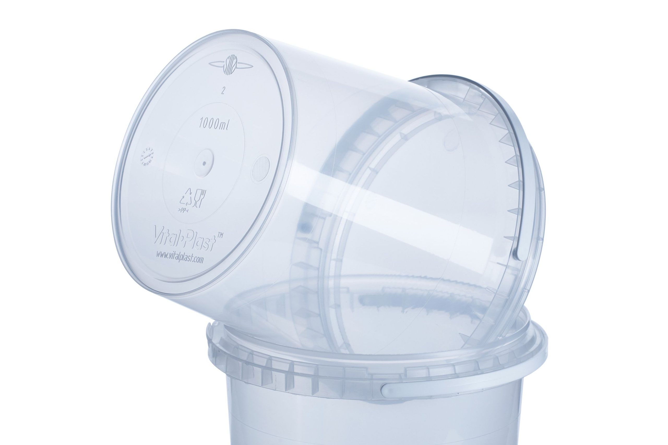 Plastic thin-wall bucket 1 l