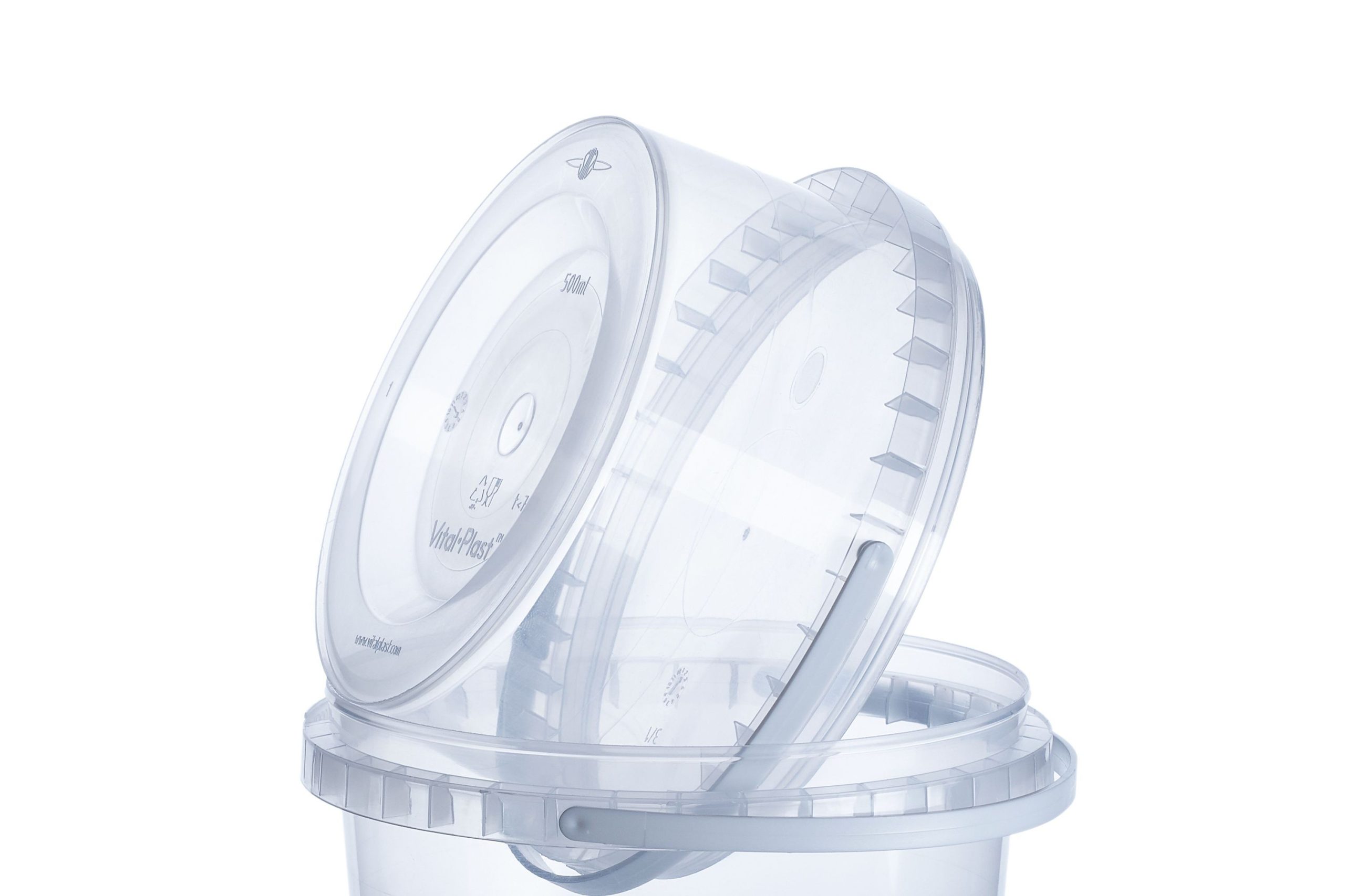 Plastic thin-wall bucket 500 ml