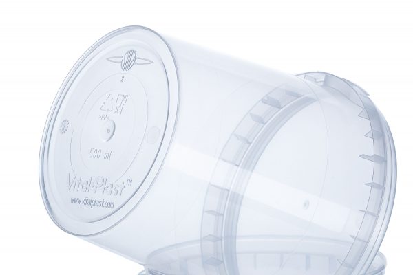 Plastic thin-wall bucket 500 ml