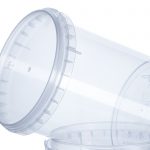 Plastic thin-wall bucket 550 ml