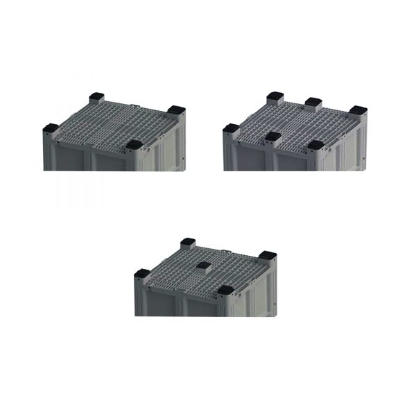 Perforuotas Big Box konteineris 1000x1200x850, 720 l