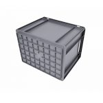 Euro plastikinė dėžė 400x300x325, 30 l