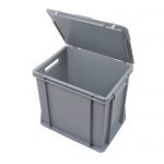 Euro plastikinė dėžė 400x300x360, 35 l