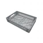 Perforuota Euro plastikinė dėžė 600x400x120, 20 l