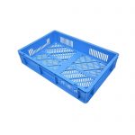 Perforuota Euro plastikinė dėžė 600x400x120, 20 l