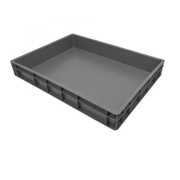 Euro plastikinė dėžė 800x600x120, 45 l