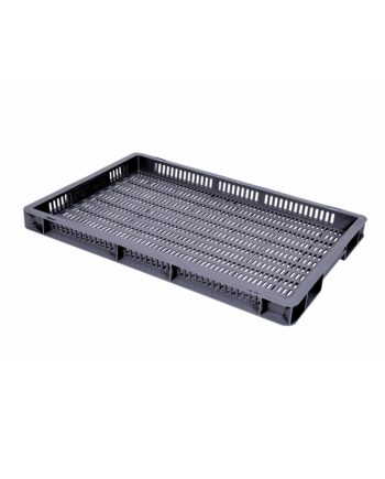 Perforuota Euro plastikinė dėžė 600x400x50, 8 l