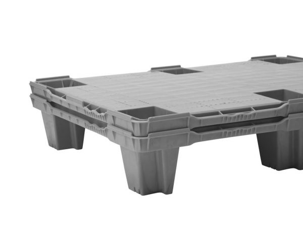 Nestable plastic pallet 800x600