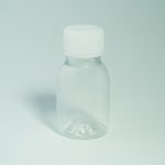 Plastikinis Hot Fill PET buteliukas 60 ml karštam užpylimui