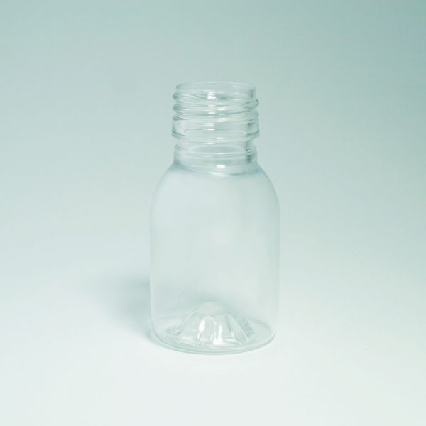 Plastikinis Hot Fill PET buteliukas 60 ml karštam užpylimui