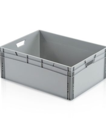 Euro plastikinė dėžė 800x600x320, 130 l