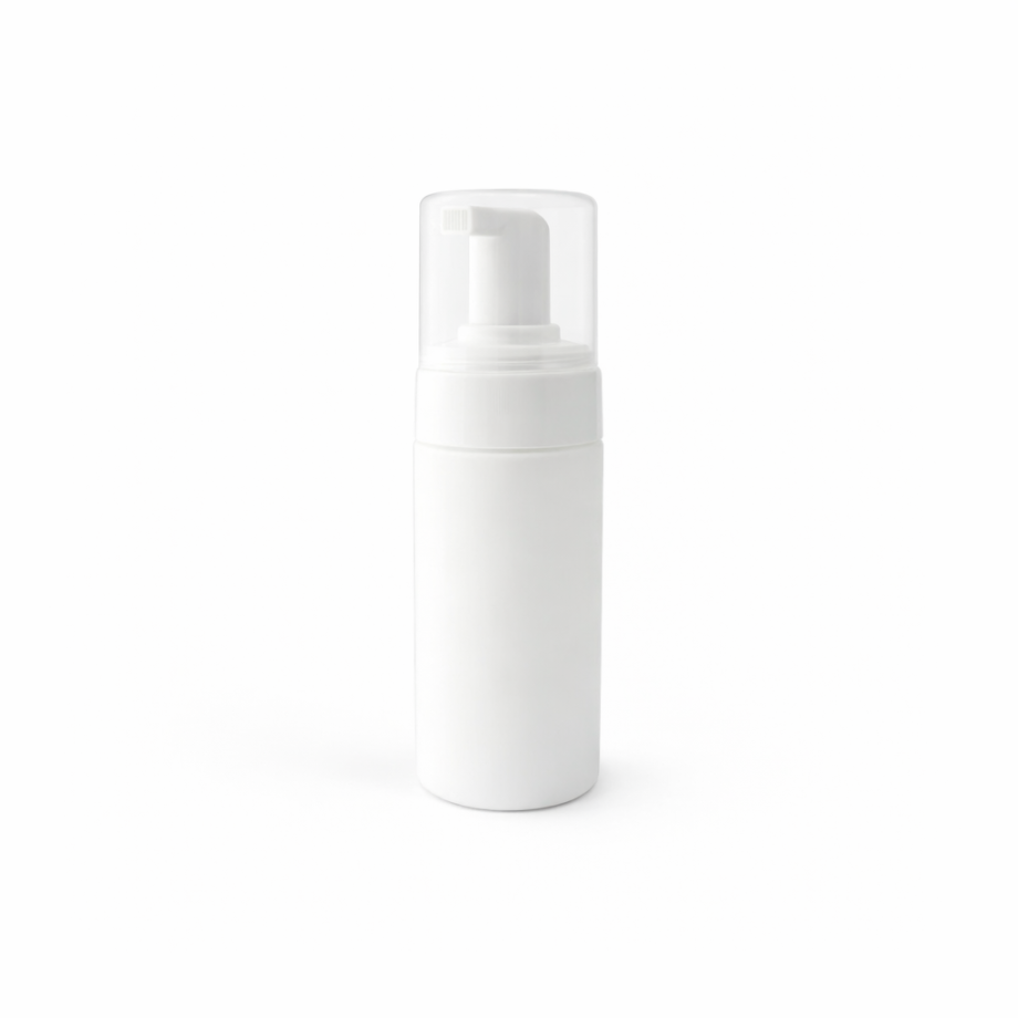 Plastikinis HDPE/PP buteliukas putoms 100 ml