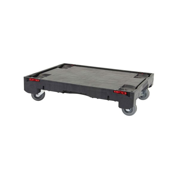 Platforminis vežimėlis dėžėms 800x600x250 mm