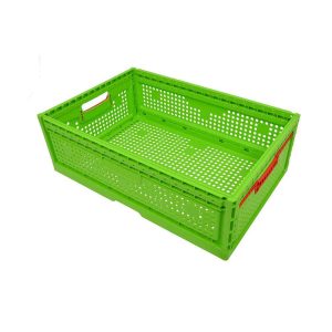 Perforuota sulankstoma plastikinė dėžė 600x400x200, 39 l