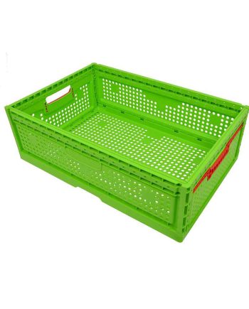Perforuota sulankstoma plastikinė dėžė 600x400x200, 39 l