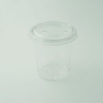 Plastikinis PET kibirėlis su dangteliu uogoms ir daržovėms 600, 870 ml