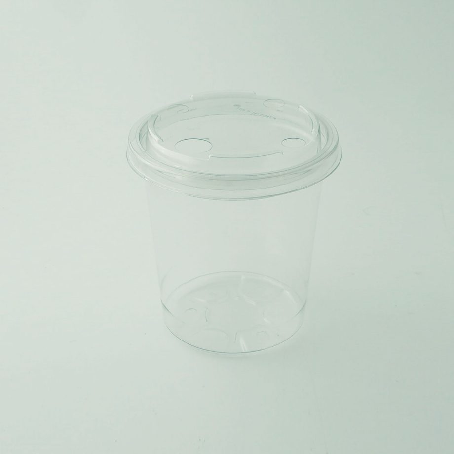 Plastikinis PET kibirėlis su dangteliu uogoms ir daržovėms 600, 870 ml