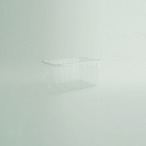 Plastikinis R-PET indelis uogoms, 250 g