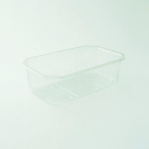 Plastikinis R-PET indelis uogoms, 500 g