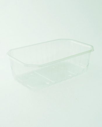 Plastikinis R-PET indelis uogoms, 500 g
