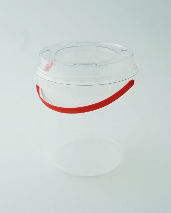 Plastikinis PP kibirėlis su PET dangteliu uogoms ir daržovėms 565 - 1850 ml