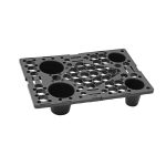 Suneriama perforuota plastikinė paletė 600x400, 1.1 kg