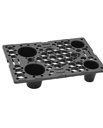 Suneriama perforuota plastikinė paletė 600x400, 1.1 kg