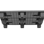 Suneriama perforuota plastikinė paletė 1200x1000, 6.5 kg
