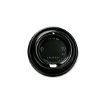 Juodastas plastikinis dangtelis 90 mm popieriniams puodeliams